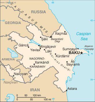 Foto: �zerb�jd��n-politick� mapa