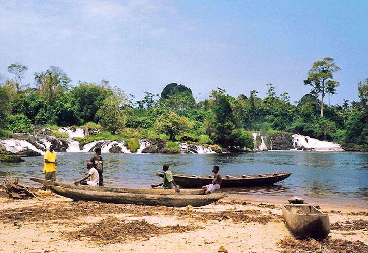 Foto: Kamerun-Lob� Water Falls