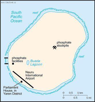 Foto: Nauru-politick� mapa