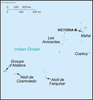 Foto: Seychely-politick� mapa